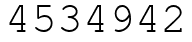 Число 4534942.