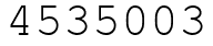 Число 4535003.
