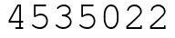 Число 4535022.