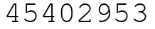 Число 45402953.
