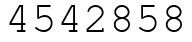 Число 4542858.