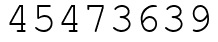 Число 45473639.