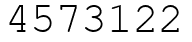 Число 4573122.