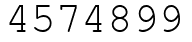 Число 4574899.