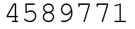 Число 4589771.