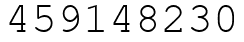 Число 459148230.