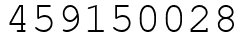 Число 459150028.