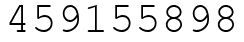 Число 459155898.