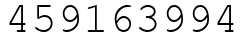 Число 459163994.