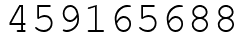 Число 459165688.