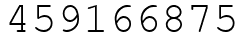 Число 459166875.