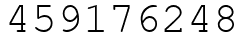 Число 459176248.