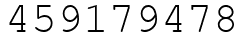 Число 459179478.