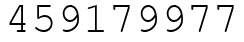 Число 459179977.
