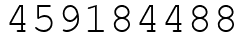 Число 459184488.