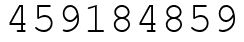 Число 459184859.