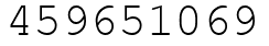 Число 459651069.