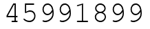 Число 45991899.