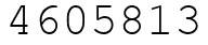 Число 4605813.