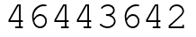 Число 46443642.