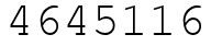 Число 4645116.