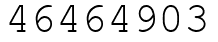 Число 46464903.