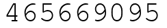 Число 465669095.