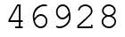 Число 46928.