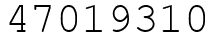 Число 47019310.