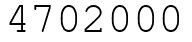 Число 4702000.