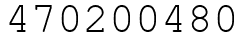 Число 470200480.
