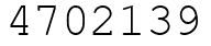 Число 4702139.