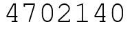 Число 4702140.