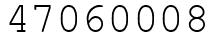 Число 47060008.