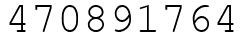 Число 470891764.