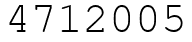 Число 4712005.
