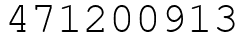 Число 471200913.