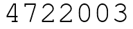 Число 4722003.