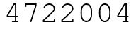 Число 4722004.