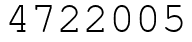 Число 4722005.