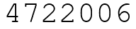 Число 4722006.