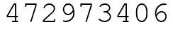 Число 472973406.