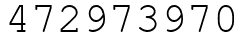 Число 472973970.