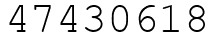Число 47430618.