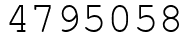 Число 4795058.