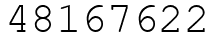 Число 48167622.