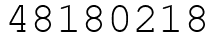 Число 48180218.