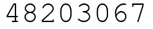 Число 48203067.