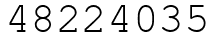 Число 48224035.
