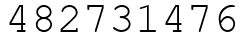 Число 482731476.